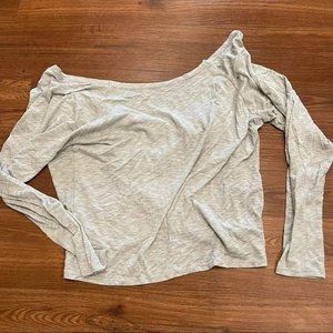 Fabletics Long Sleeve Criss Cross Back Top